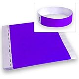 Purple - Wristco 3/4" Tyvek Wristbands - 500 Ct.