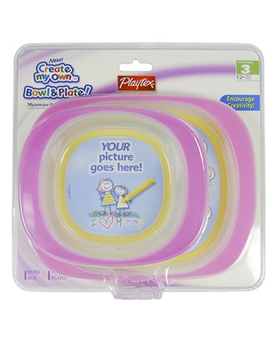 Playtex Create-My-Own Bowl & Plate (Colors Vary)