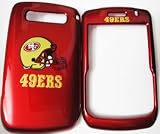 Blackberry 8900 Solid Red 49ers Style Case