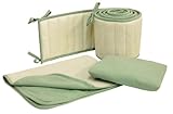 Tadpoles Organic Waffle Terry 3 Piece Cradle Set - Sage