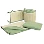 Tadpoles Organic Waffle Terry 3piece Porta Crib Set - Sage