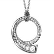 Journey Diamond Coil Pendant Necklace