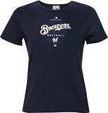 Milwaukee Brewers Women's Authentic Collection Momentum Tee
