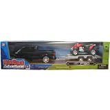 Weekend Adventurer Friction Powered Black Truck w/ ATV