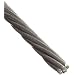 Loos Stainless Steel 316 Wire Rope, 1x7 Strand
