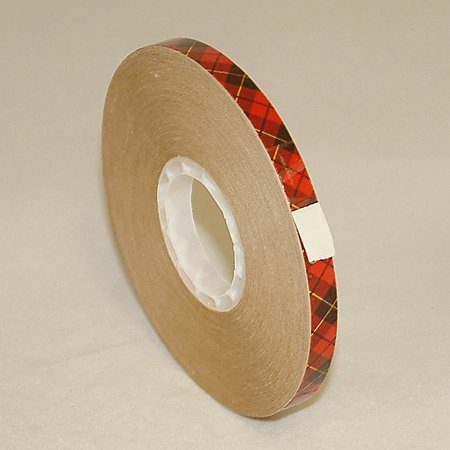 3M Scotch 924 ATG Tape: 1/4 in. x 36 yds. (Clear Adhesive on Tan Liner)