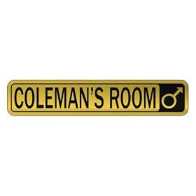 Click here to buy  COLEMAN 'S ROOM  STREET SIGN NAME by topexpressions.