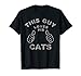 This Guy Loves His Cats Pet Owners Kitten Kitty Dad T-Shirt