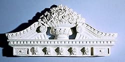Dollhouse Miniature Door Top Molding by Unique Miniatures