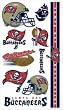 Tampa Bay Buccaneers Temporary Tattoos - SET OF 6 - Sports Merchandise