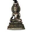 Handmade Silver Buddha Pendant Necklace