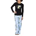 Tinkerbell Angel Fleece PJ Set - Ebony
