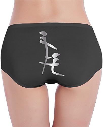 KANJI BLOWJOB Platinum Style Women's Cotton Panties Black