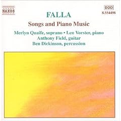Falla: Songs and Piano Music