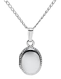 Sterling Silver Children's Oval Locket, 13