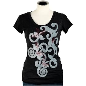 Fossil Graphic Tee - Nicole (Color: Black)