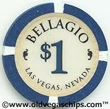 Las Vegas Bellagio Hotel $1 Casino Chip