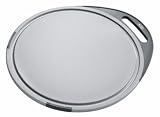 Silit 20761301 Schneidebrett antibakteriell, rund mit Saftrille und 1 Griff, hochwertiger Kunststoff, 38 cm &Oslash;
