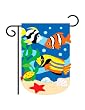 Tropical Fish Garden Flag Indoor/outdoor 13.5" X 18"