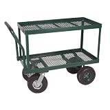 Astonica 2-Tier Garden Push Cart by Astonica