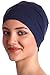 Deresina Men Sleep Cap Skull Caps Hats for Hair Loss (Denim - One Size)