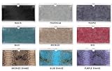 Portofino Metropolitan Hard Clutch Wallet - Many Colors To Choose From (Black Snake)