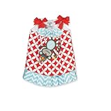 Mud Pie Baby-Girls Newborn Safari Monkey Dress
