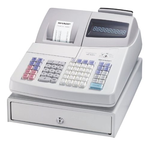 Sharp XE-A201 High Contrast LED Thermal Printing Cash Register
