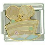 Precious Moments Love Boat Licensed Italian Charms Bracelet Link