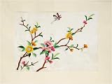 100% Silk Embroidery, Completely Hand Embroidered Art - Mulitcolor