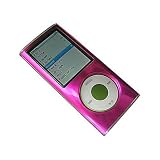 Skque Hot Pink Crystal Aluminum Case for Apple iPod Nano 4G Chromatic Series
