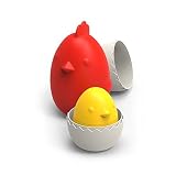 Fred & Friends NESTED Hen & Chick Dry Measuring Cups, Set of 6