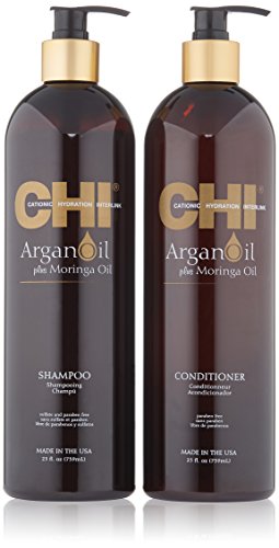 CHI Argan Oil Shampoo 25oz & Argan Oil Conditioner 25oz Kit CHI Argan Oil Shampoo 25oz & Argan Oil Conditioner 25oz Kit