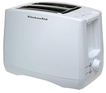 KitchenAid KTT340WH 2-Slice, Two-Slot Digital Toaster with Bagel and Warm Functions, White