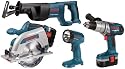 Bosch CPK40-18 18-Volt Ni-Cad Cordless 4-Tool Combo Kit