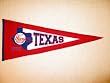 Texas Rangers - MLB Baseball Cooperstown (Pennants)