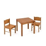 Today's Tot Norfolk Elite Table and 2 Chairs - Oak