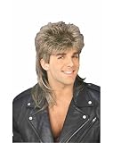 Blonde Mullet Wig Adult