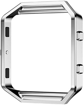 SuperSoldier Fitbit Blaze Accessories .Fitbit Blaze Frame. Stainless Steel Metal Frame For Fitbit Blaze Smart Watch (Silver,1PC)