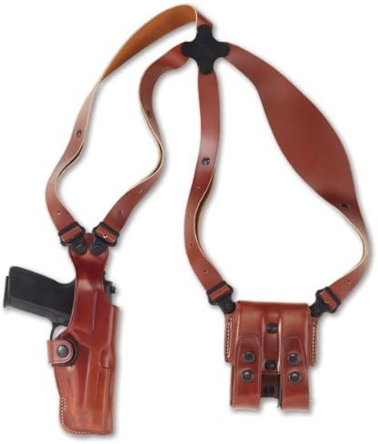 Galco Vertical Shoulder Holster System for Ruger SP101 2 1/4-Inch (Tan, Ambi)