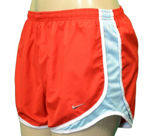 red nike tempo shorts