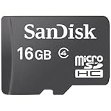 SanDisk 16GB Class 4 Micro SDHC Memory Card, Frustration-Free Packaging- SDSDQ-016G-AFFP  (Label May Change)