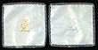 Baptism Handkerchief with Gold or Silver Lettering, in Spanish