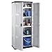 Tools & Hardware : Suncast Tall Utility Cabinet - Gray/ Black