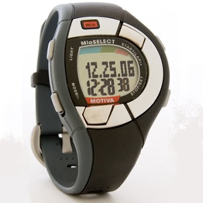 MIO Motiva Heart Rate Monitor Watch & Extra Band #0016US-BLK