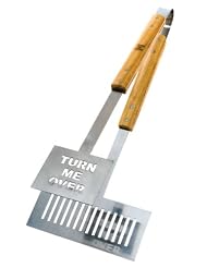 Oversized Meat and Fish Turner Tong BBQ Tool Turne Me Over by 