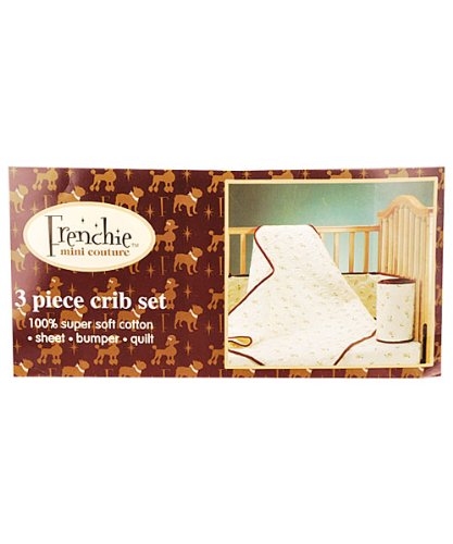 Frenchie The Moon & The Stars 3-Piece Crib Set - one color, one size