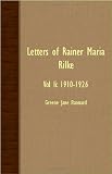 Letters Of Rainer Maria Rilke - Vol II: 1910-1926