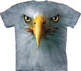 Eagle Face White Men's Tee