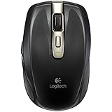Logitech Anywhere Mouse MX Wireless - for PC & Mac with Receiver & Case